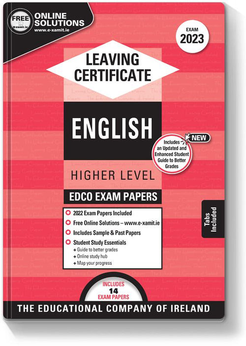 Exam Papers - Leaving Cert - English - Higher Level - Exam 2023